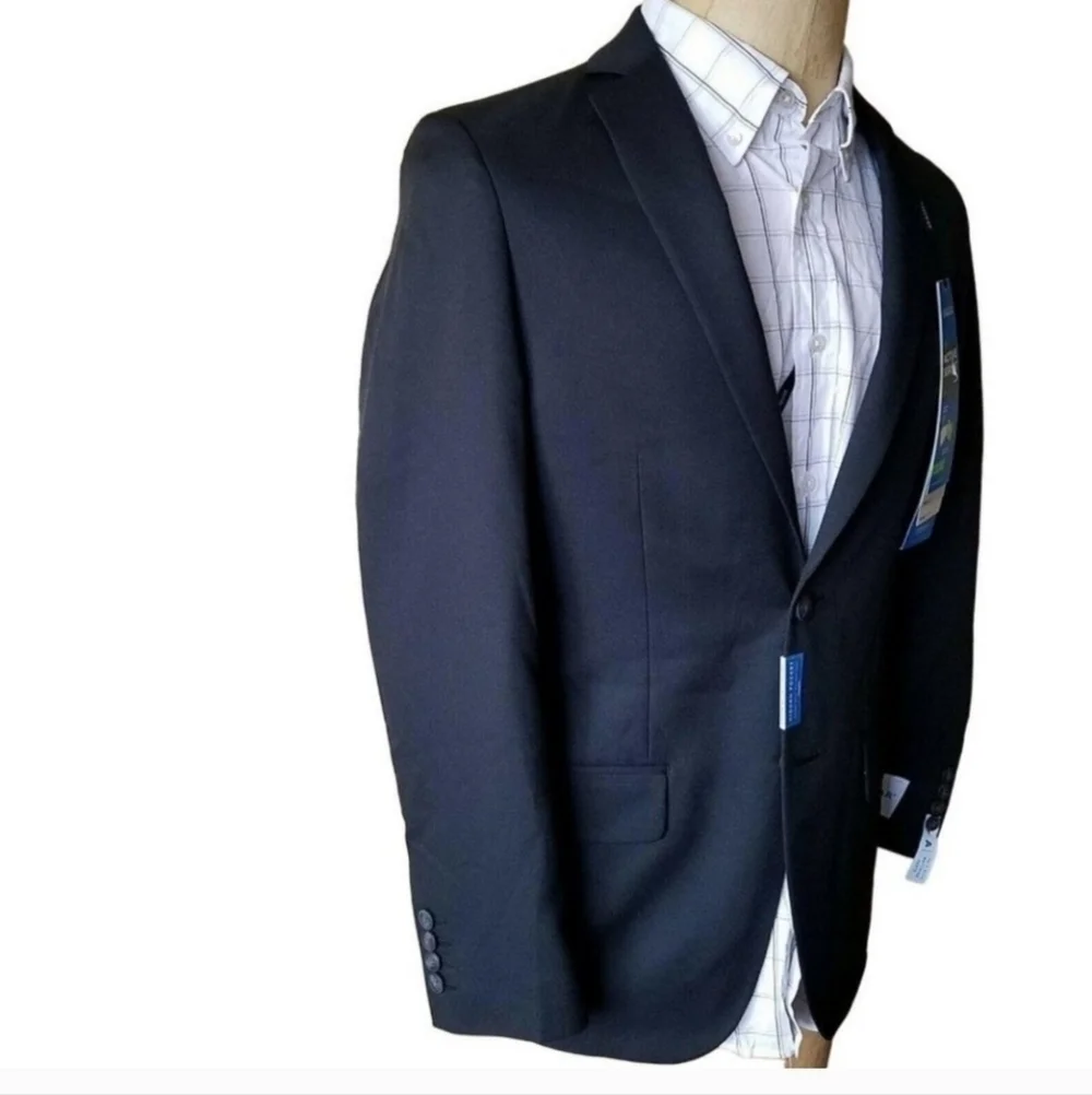 HAGGAR Slim Fit 2-Button Center Vent Sport C